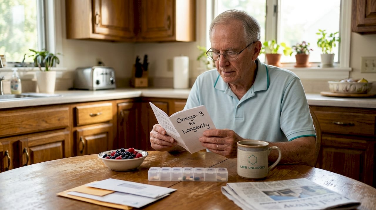 Omega-3 for seniors: longevity, health, and holistic aging - LifeUnlocked