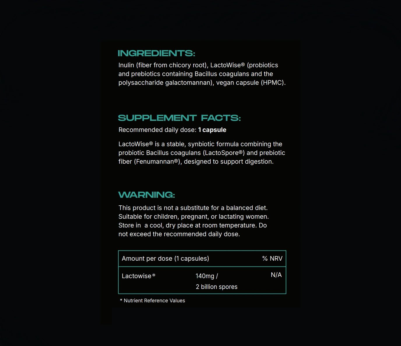 Probiotics Lactowise - LifeUnlocked