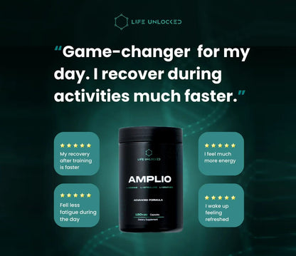 Amplio OKG + L - Arginine + L - Citrulline Advanced Formula - LifeUnlocked